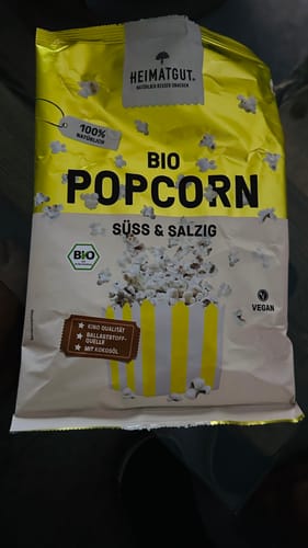 Customer photo review of Bio Popcorn Süß-Salzig