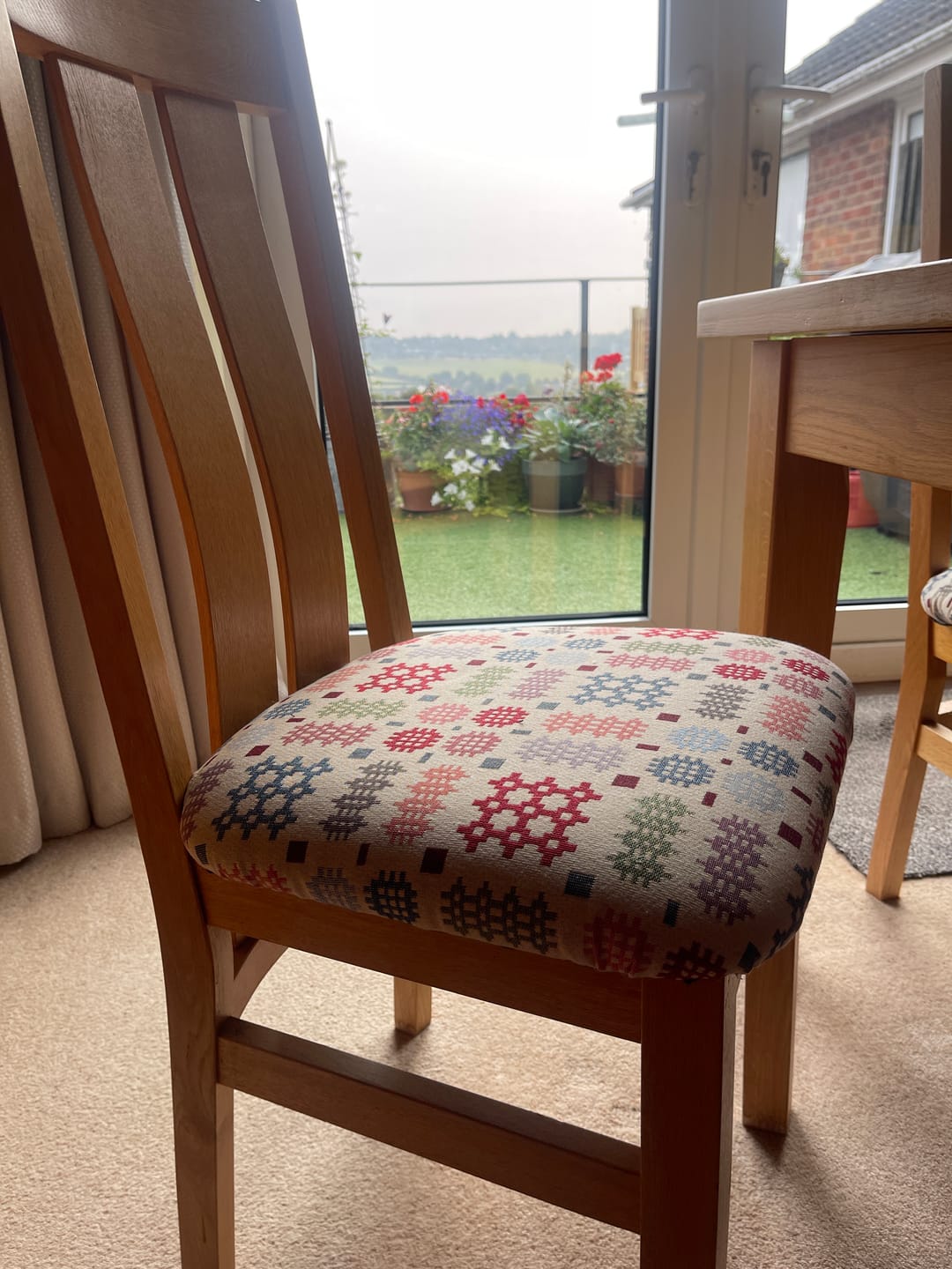 Customer photo review of Welsh Blanket Tapestry Fabric