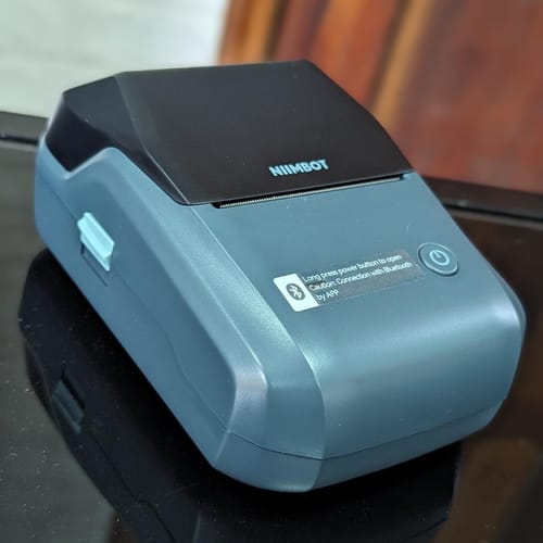 Customer photo review of B1 Inkless Thermal Label Printer, Create Professional Labels with Ease