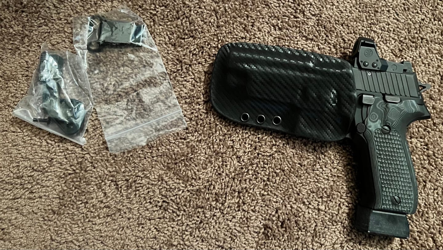 Customer photo review of Breakout 2.0 IWB Holster | Rapid Access, Complete Concealment, and All-Day Comfort.