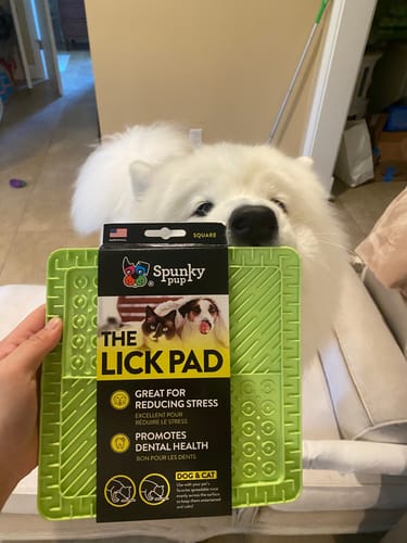 Customer photo review of Lick Pads - Multiple Styles