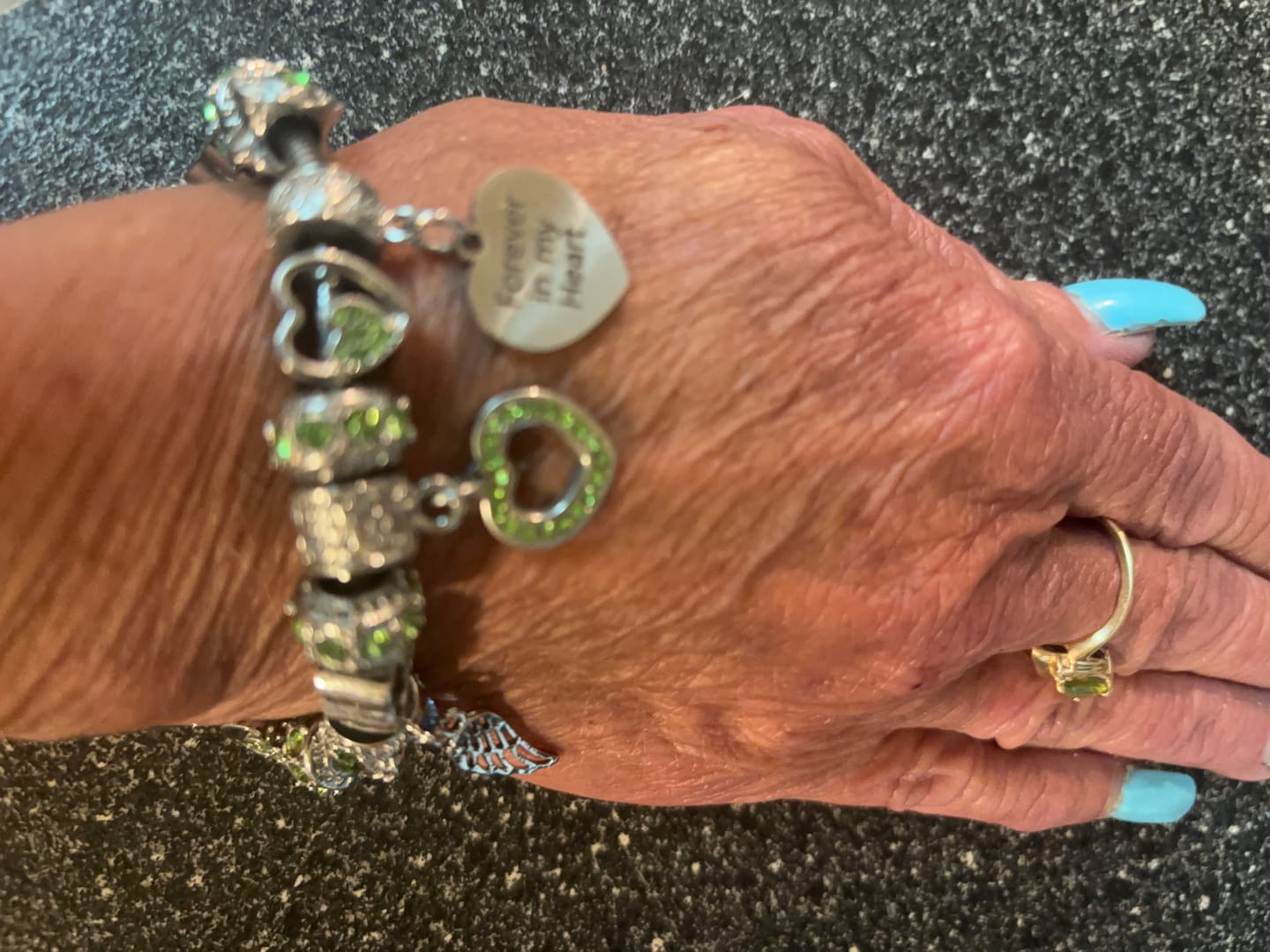 Customer photo review of "Forever in my Heart" Clip-on Charm