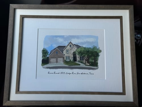 Customer photo review of 6x8 Matting Package Print