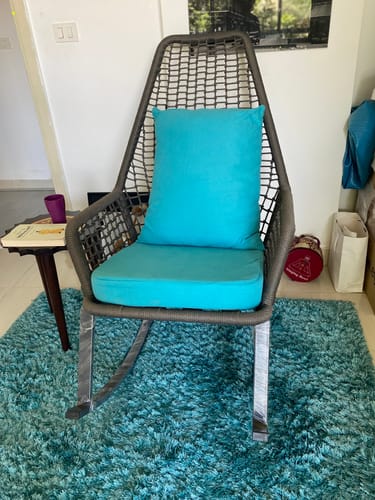 Customer photo review of Reckly- Metal Rocking Chair