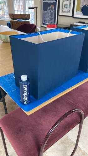 Customer photo review of Fabric Paint -- Blue