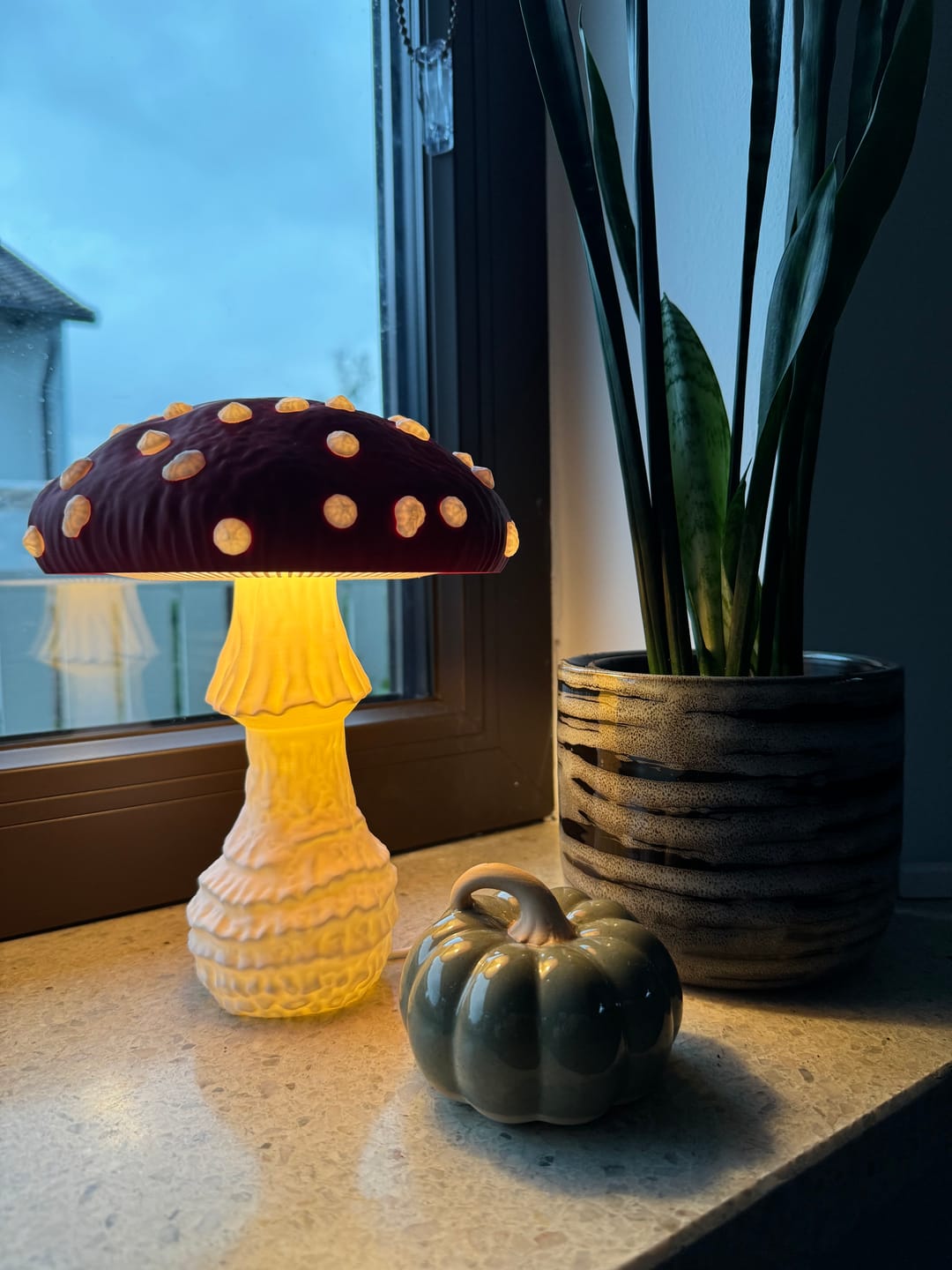 Customer photo review of Amanita Pilz Lampenschirm-Kit