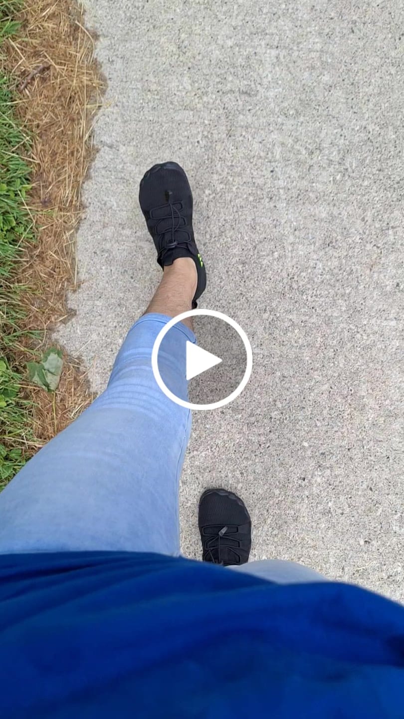 Customer video review of Caspian Adventure - Outdoor & Non-slip Barefoot Shoes