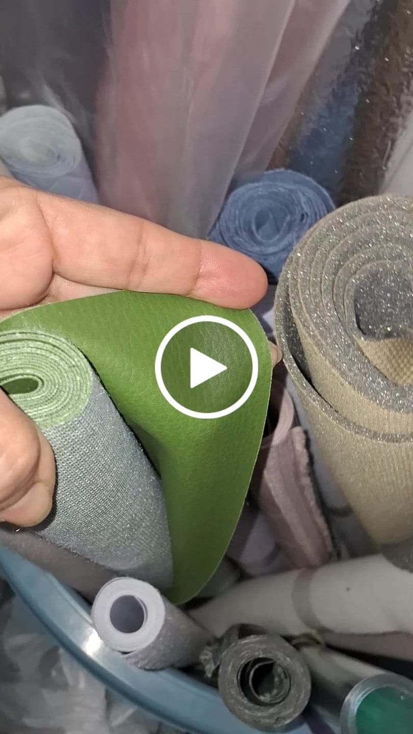 Customer video review of DOLLARO 0.8MM COM FUNDO DE MALHA COR VERDE MUSGO