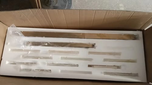 Customer photo review of Marika Alabaster Chandelier