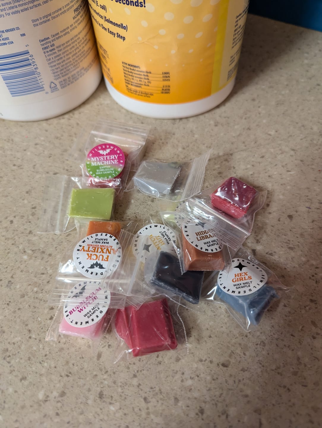 Customer photo review of Wax Sample Pack