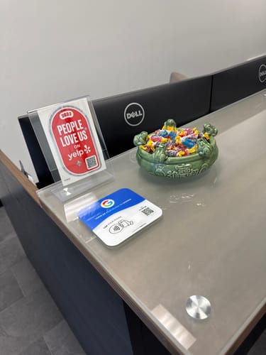 Customer photo review of Google Reviews - Plate