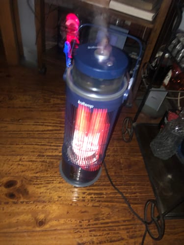Customer photo review of Estufa Eléctrica Infrarroja Kaltemp S IR STONE AZUL 800W
