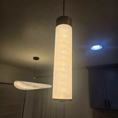 Customer photo review of Celestial Alabaster Cascade Chandelier