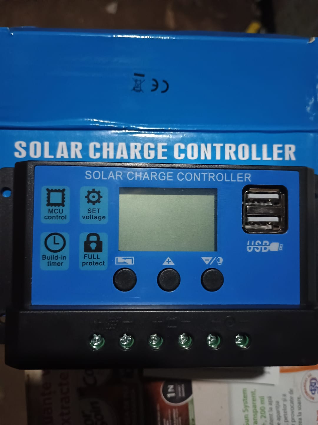 Customer photo review of Controler panou solar 60A 12/24V, 2 X USB si LCD