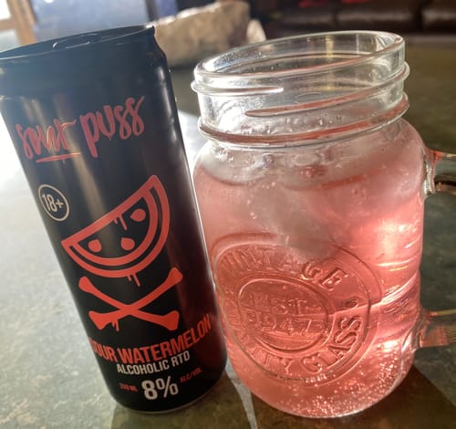 Customer photo review of Sour Puss Watermelon 3 Pack + Free T Shirt