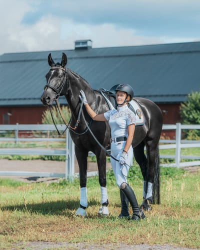 Customer photo review of PARIS - BREECHES | WHITE ROSE GOLD