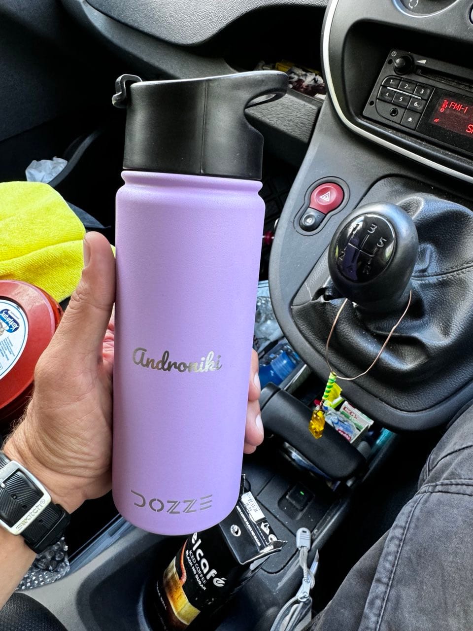 Customer photo review of DOZZE Cruiser Water Bottle