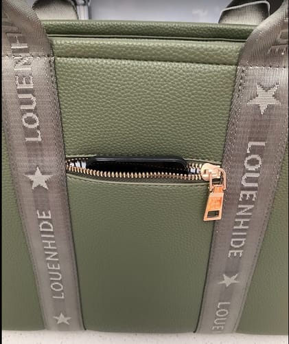 Customer photo review of Manhattan Logo Tote Bag