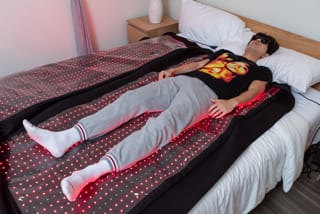 Customer photo review of RLB BlinkRecover - Red Light Therapy Full Body Bag