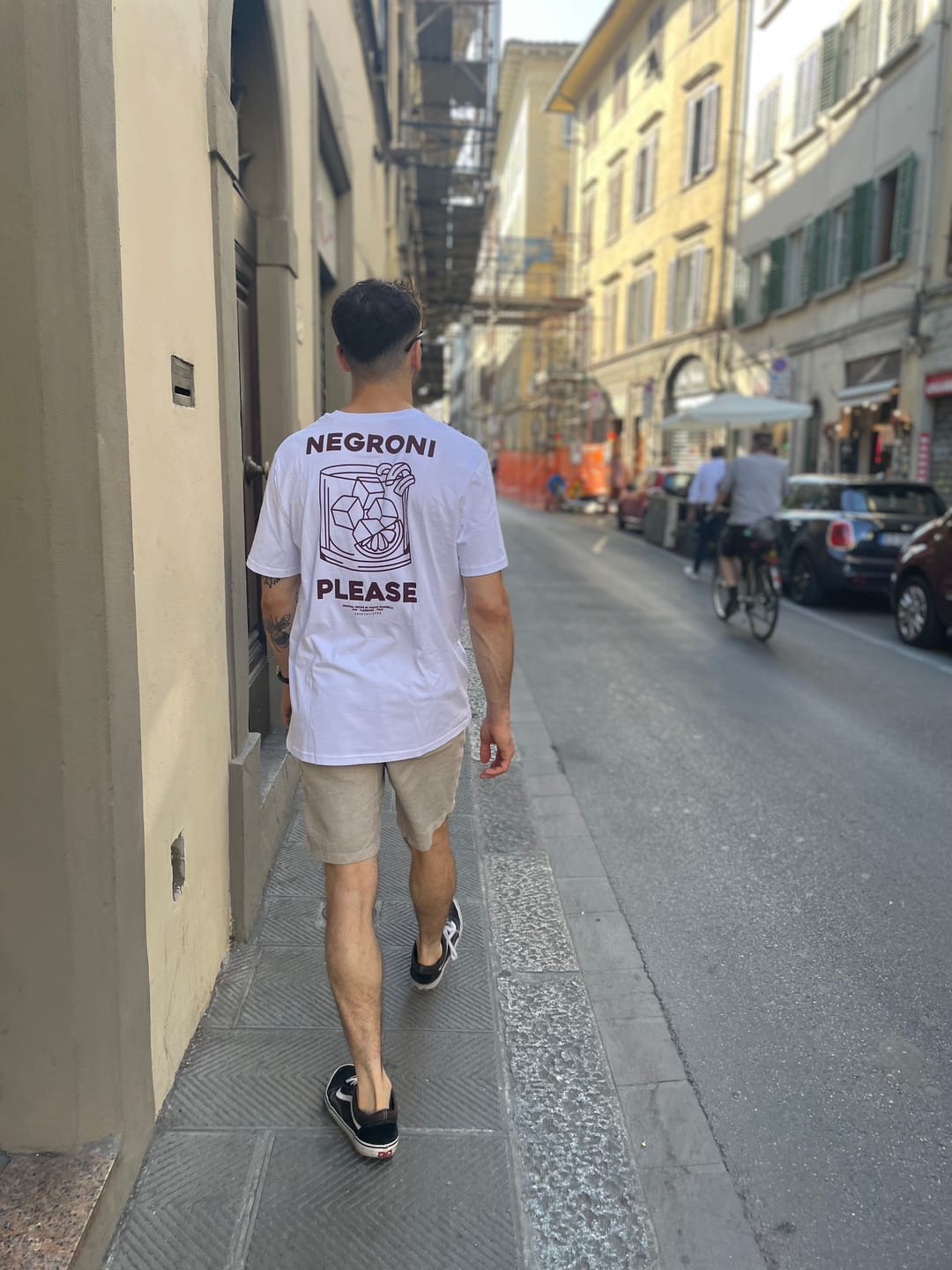 Customer photo review of The Negroni Pls. Organic T-shirt