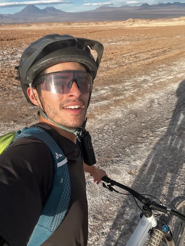 Reseña con foto de un cliente sobre Lentes Fotocromaticos Sense IQ935 Inbike