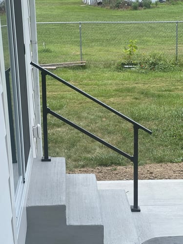 Customer photo review of Stair Handrail Kit