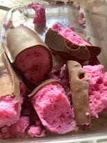 Customer photo review of Frochies Red Ripper chocolate coated freeze dried lollies