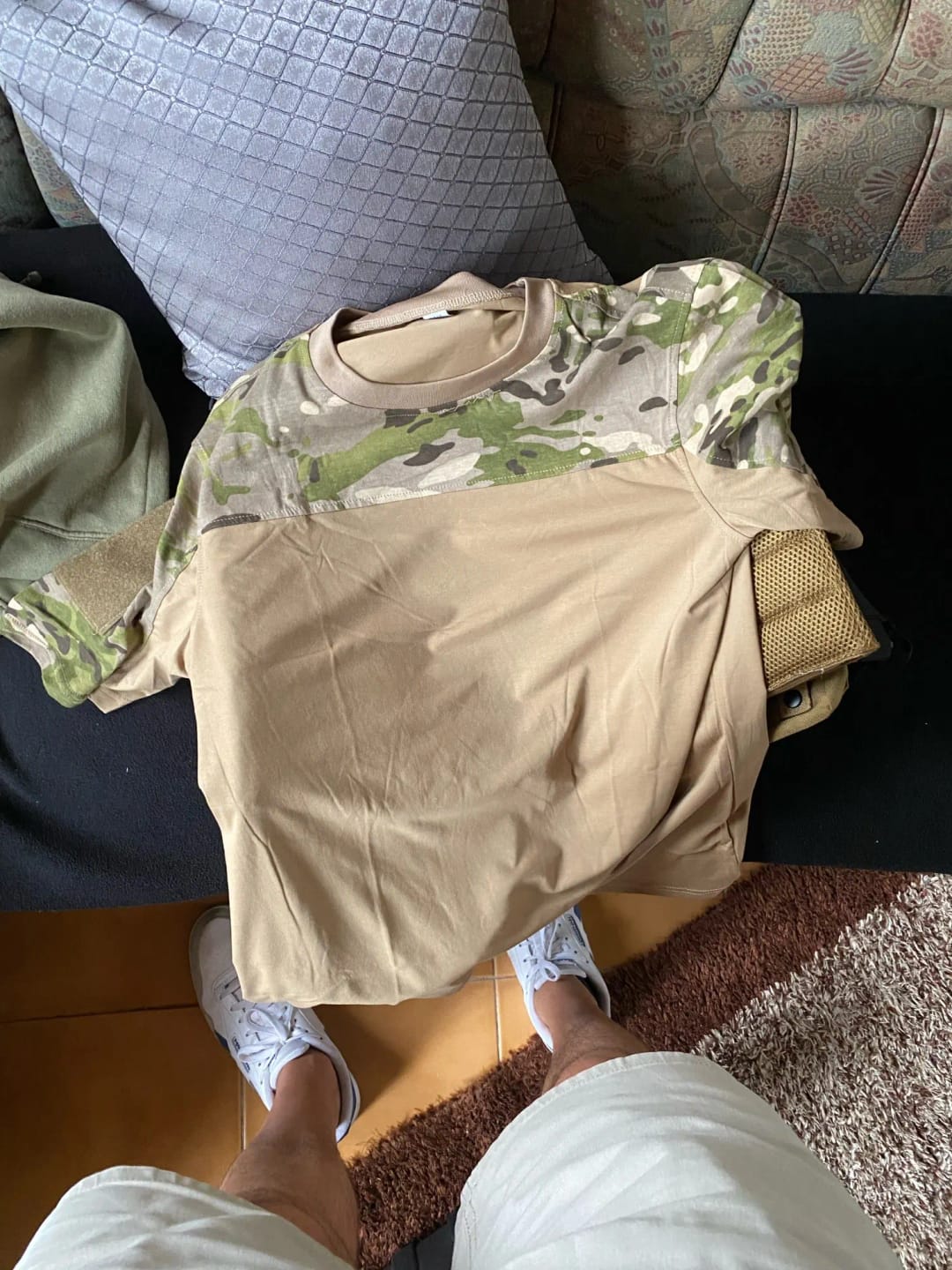 Customer photo review of T-shirt tactique camouflage multicam