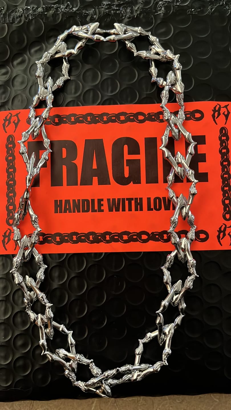 Customer photo review of CHAIN OF ADDICTION NECKLACE