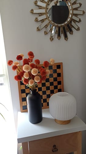 Customer photo review of Zijden Kiku Bloemen - Mix (10 stengels)