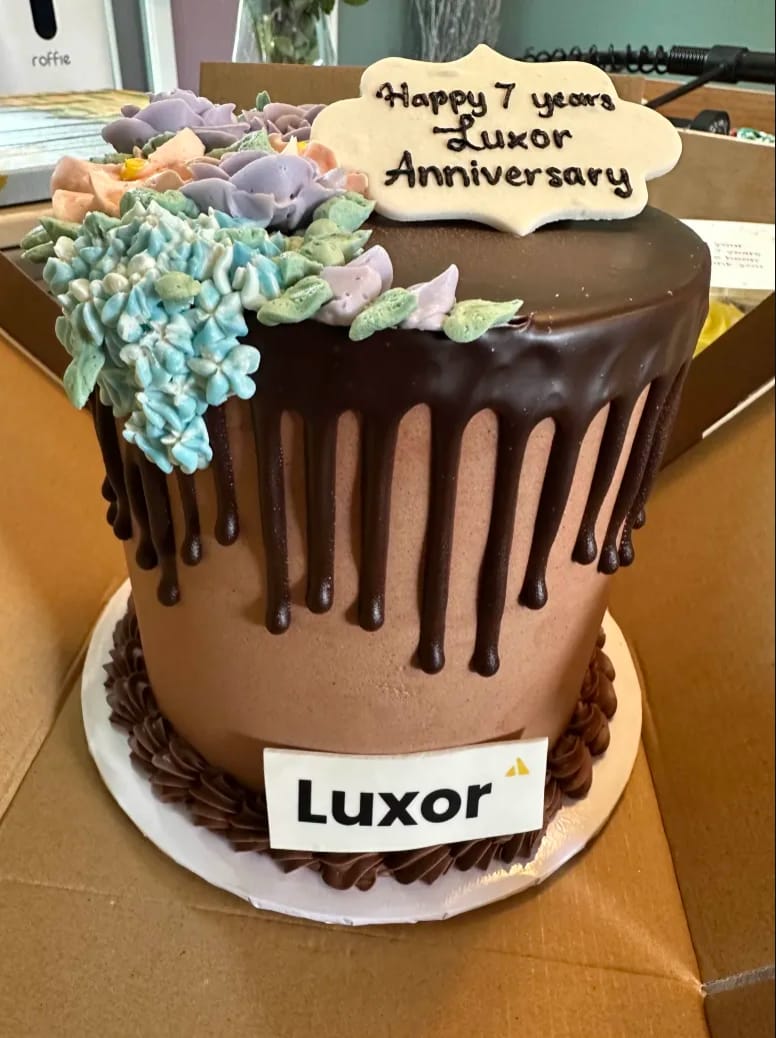 Customer photo review of Marble Éclair Cake