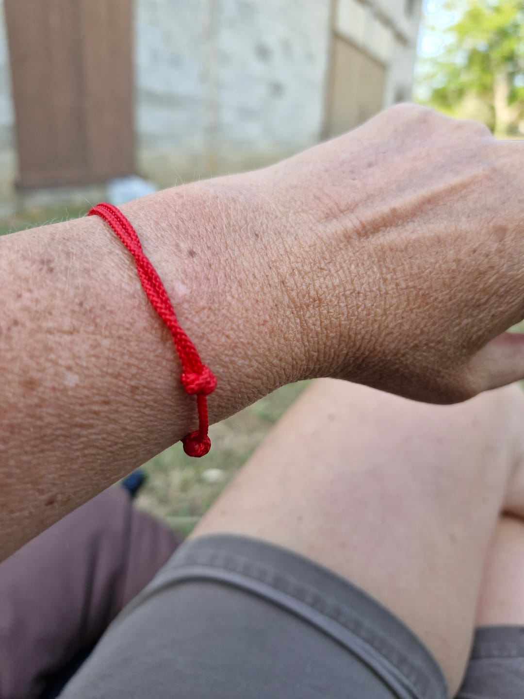 Customer photo review of Bracelet Porte Bonheur "Tibétain"