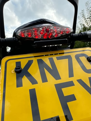 Customer photo review of Number Plate Light