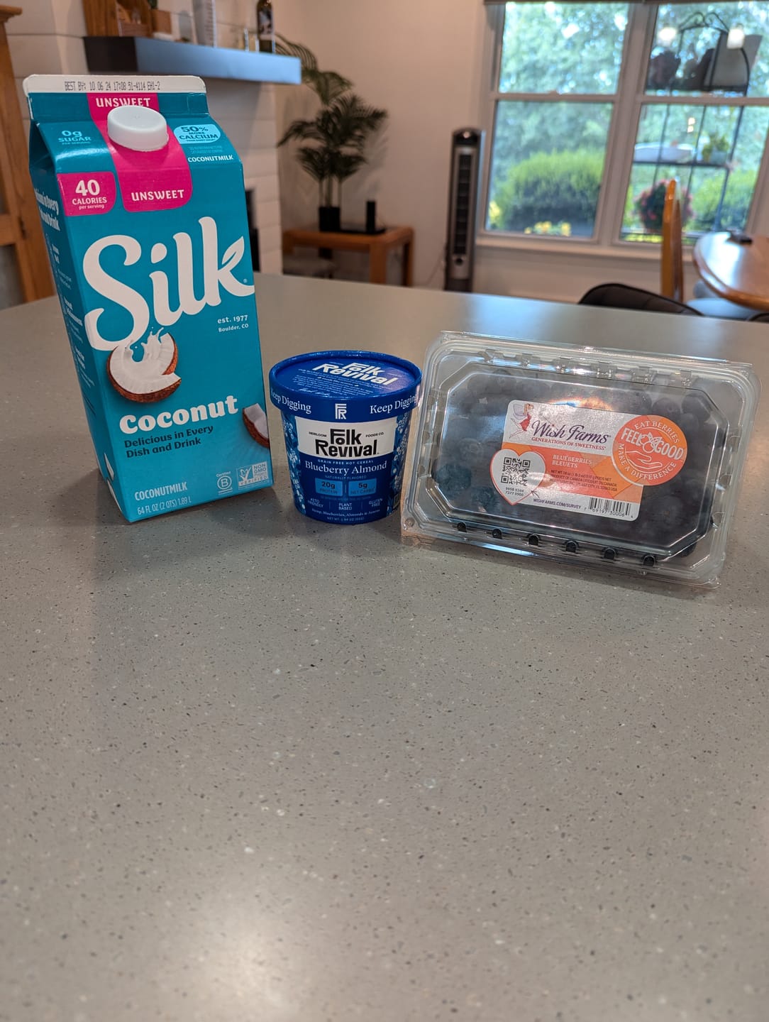 Customer photo review of Blueberry Almond - Keto Instant Oatmeal