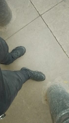 Customer photo review of Allrj Steel Toe Pro Sneakers