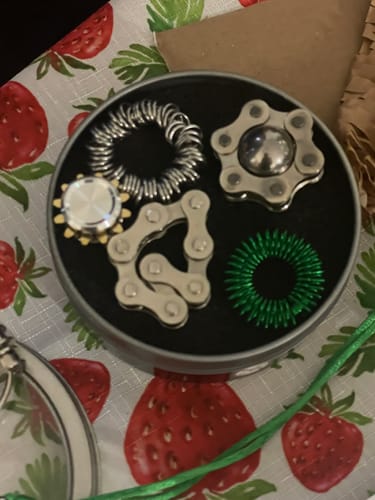 Customer photo review of ON - OFF switch design USB LED Light -  great night light for teens & adults