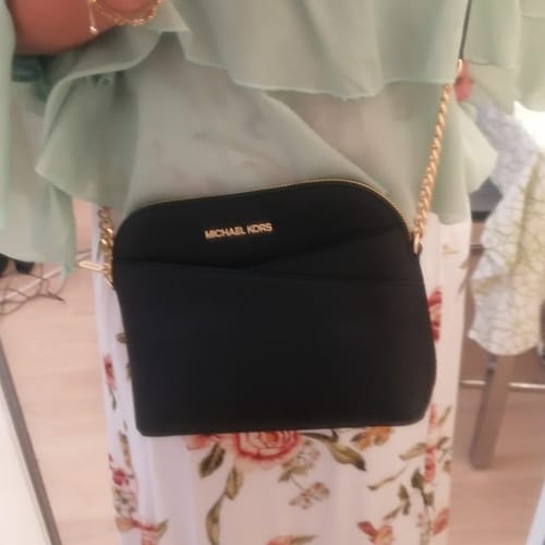 Customer photo review of Jet Set Travel Medium Dome Crossbody Bag (BLACK)