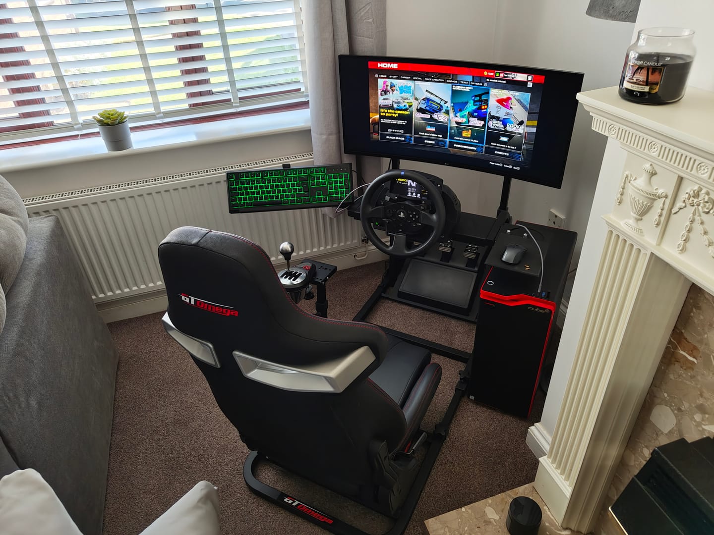 Customer photo review of ART Simulator Single Monitor Mount