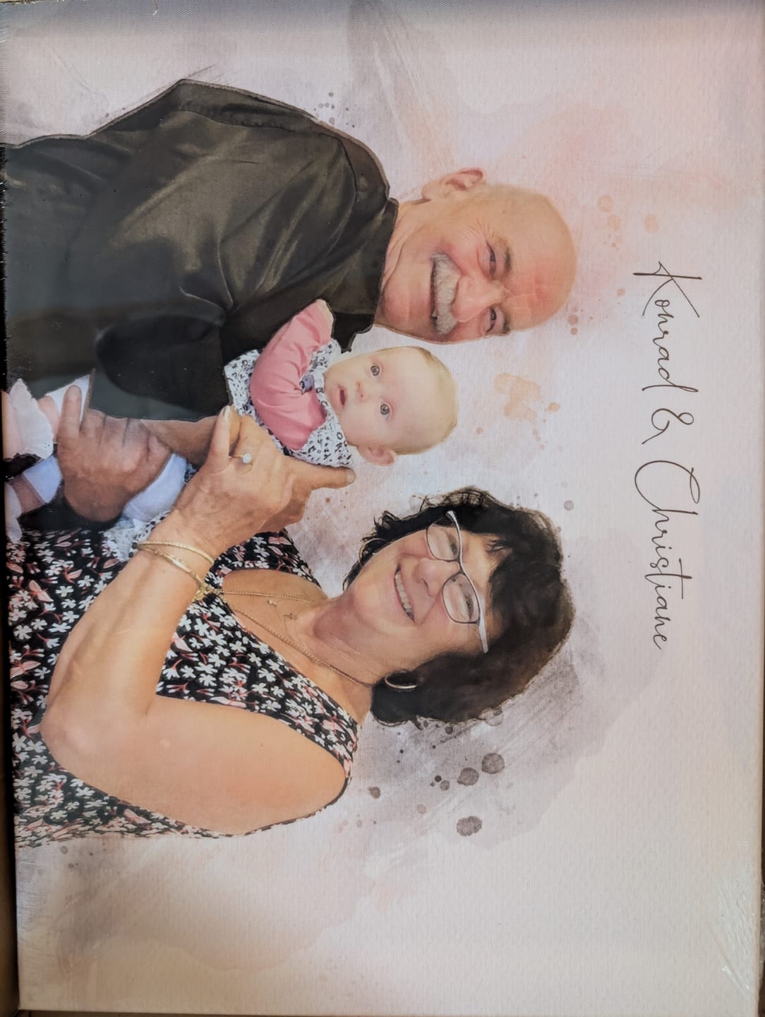 Customer photo review of Personalisiertes Gemälde nach Fotovorlage