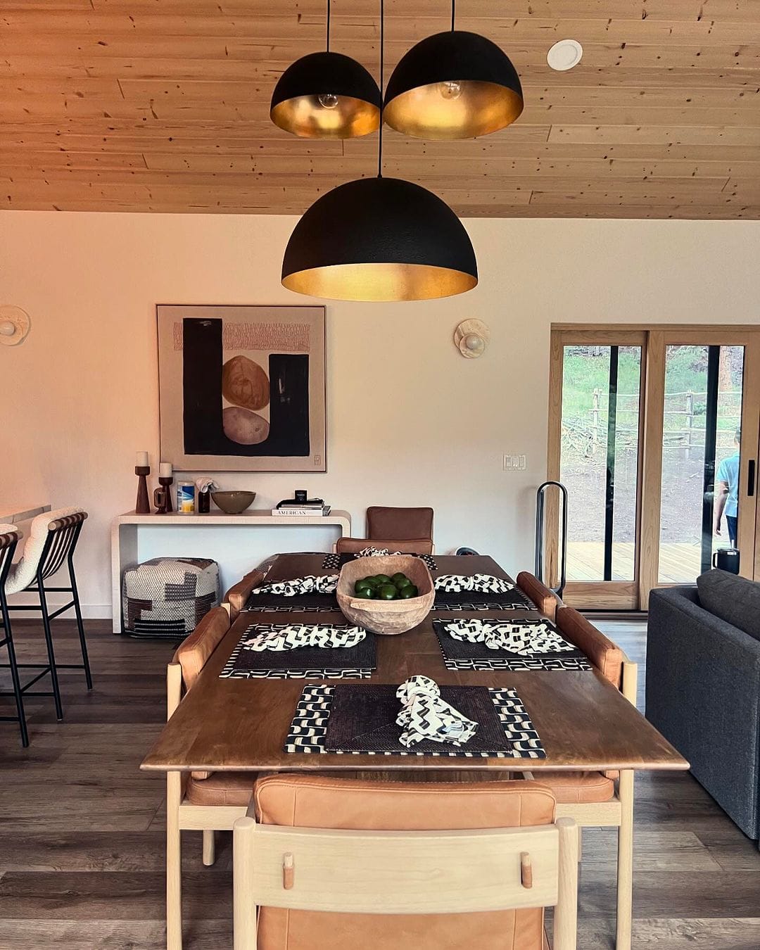Customer photo review of Oversized Metal Dome Pendant Light