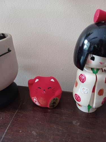 Customer photo review of Maneki Neko Rond Rouge
