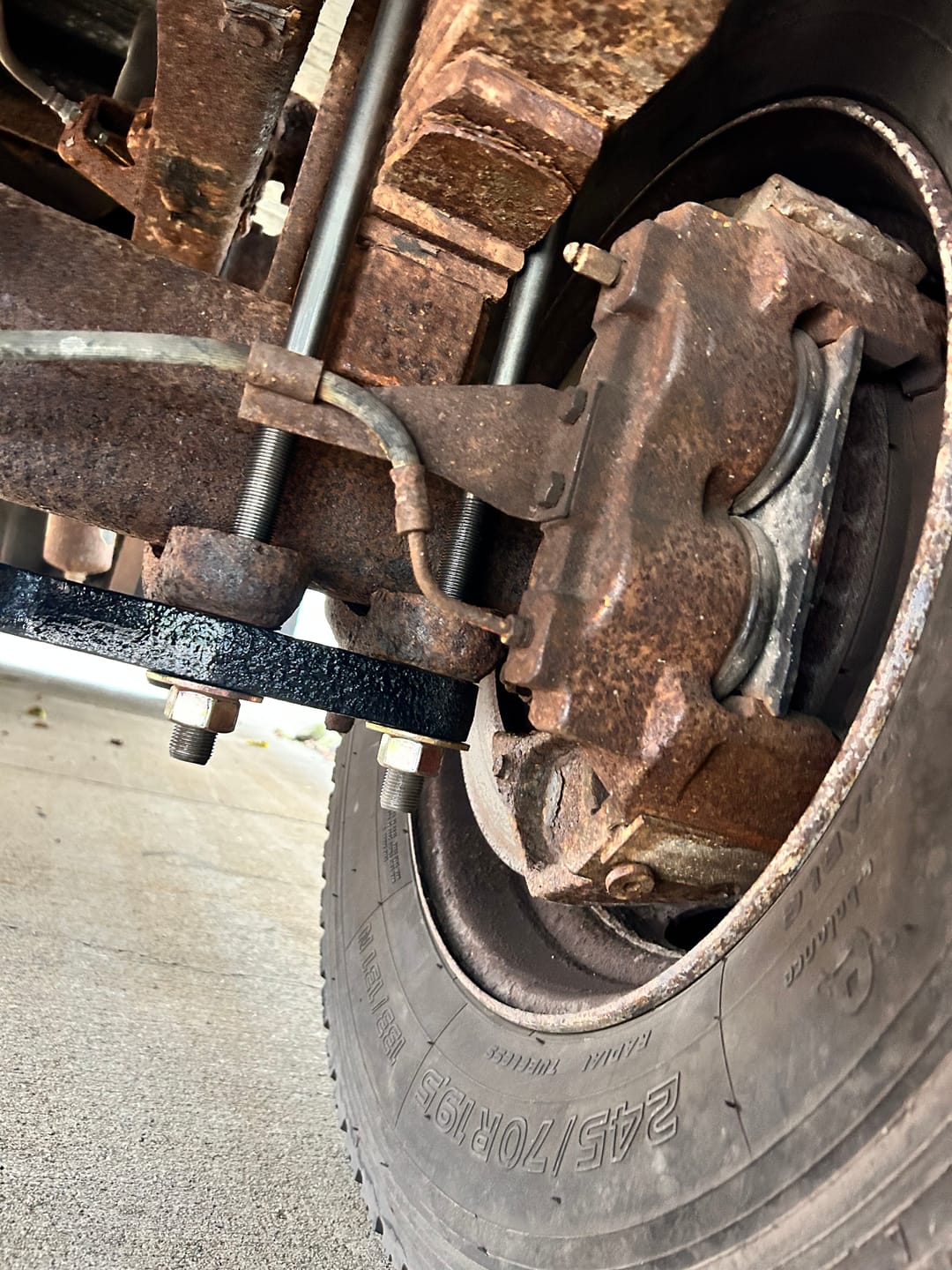 Customer photo review of 3/4 Inch Diameter Square U-Bolts