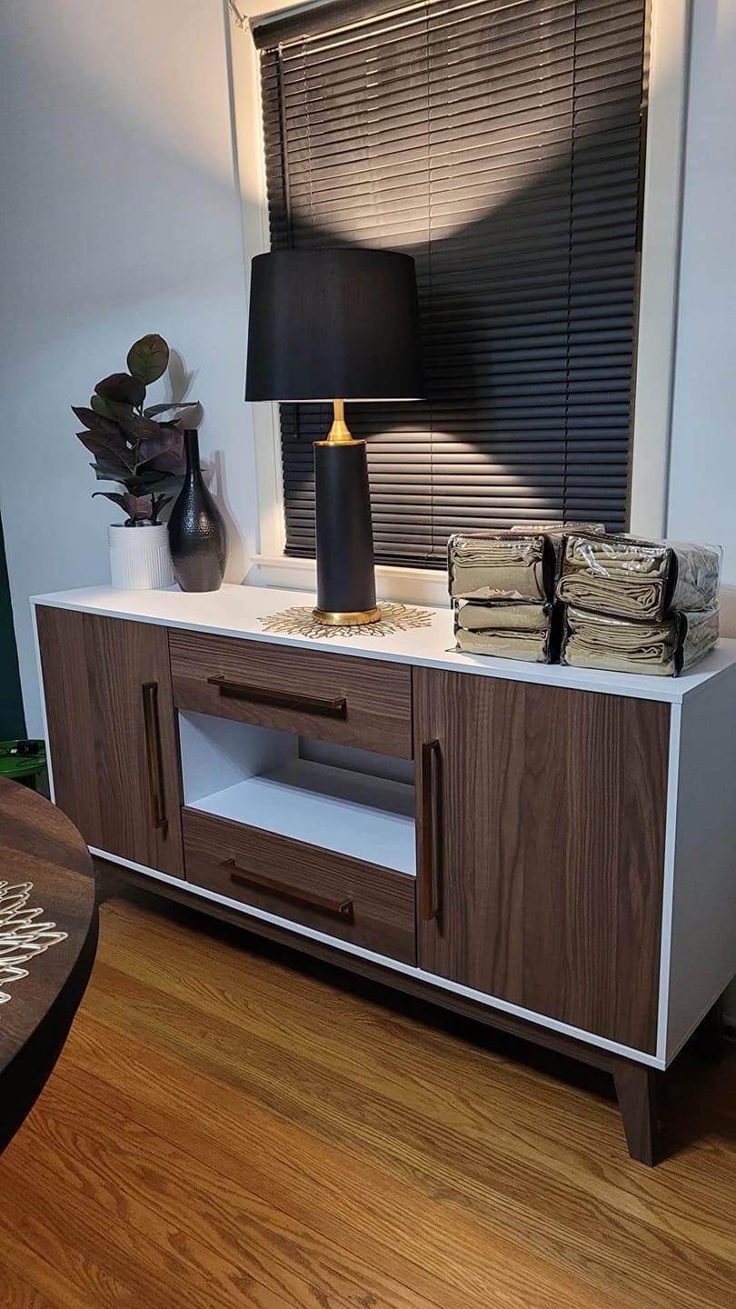 Customer photo review of Tristan 63" Mid-Century Modern Sideboard