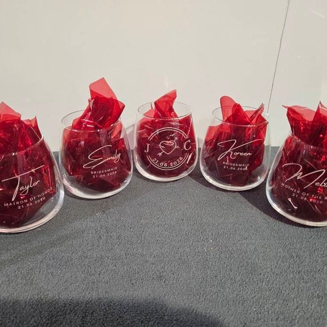 Customer photo review of Personalised 360ml Beverage/ Cocktail Glass
