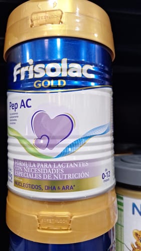 Customer photo review of Frisolac Gold Pep A C (0 A 12 Meses) Pack Con 800 Gr