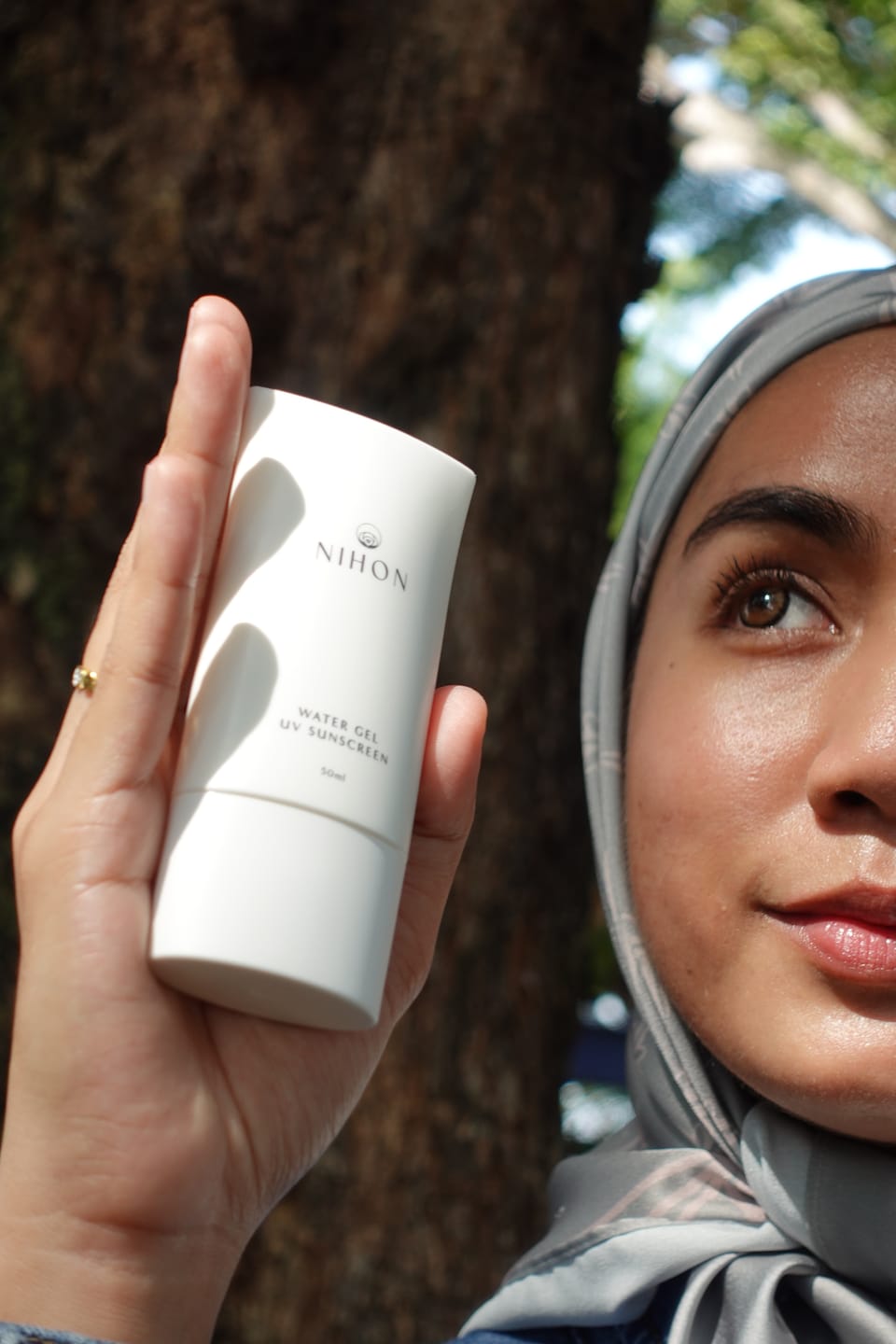 Customer photo review of Water Gel UV Sunscreen