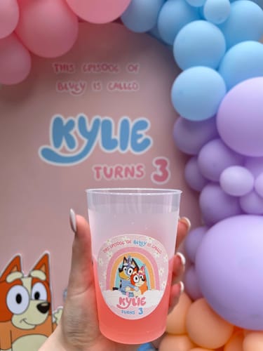 Customer photo review of Create Your Own Sticker Cups