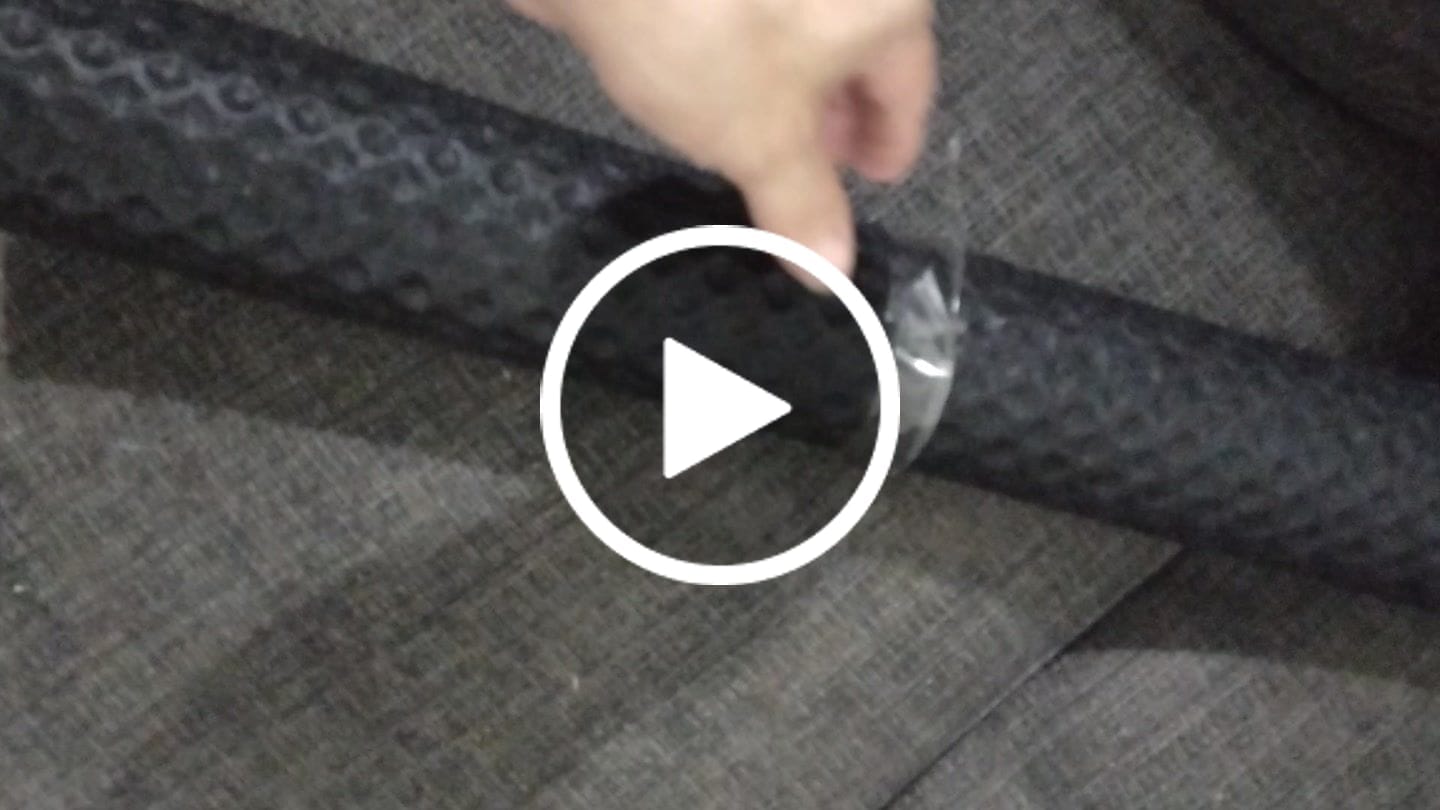 Customer video review of MATELASSE LUXO 1.5 COR BORDO FUNDO MANTA