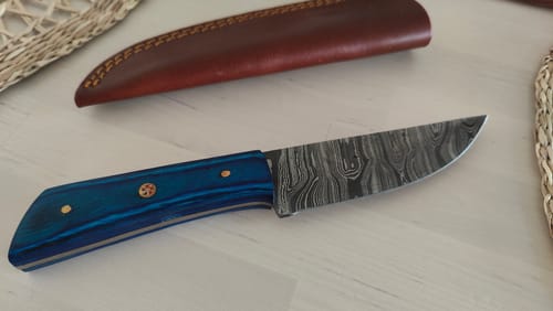 Customer photo review of Lucky Dip Damascus Knife
