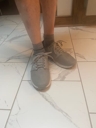 Customer photo review of CF2 Cushion Qtr Gray (3 pair pack)